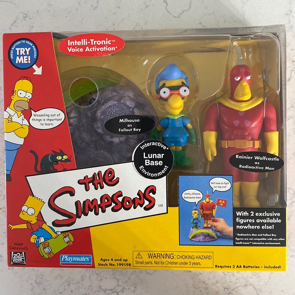 The Simpsons Interactive Lunar Base by Intelli-Tronic